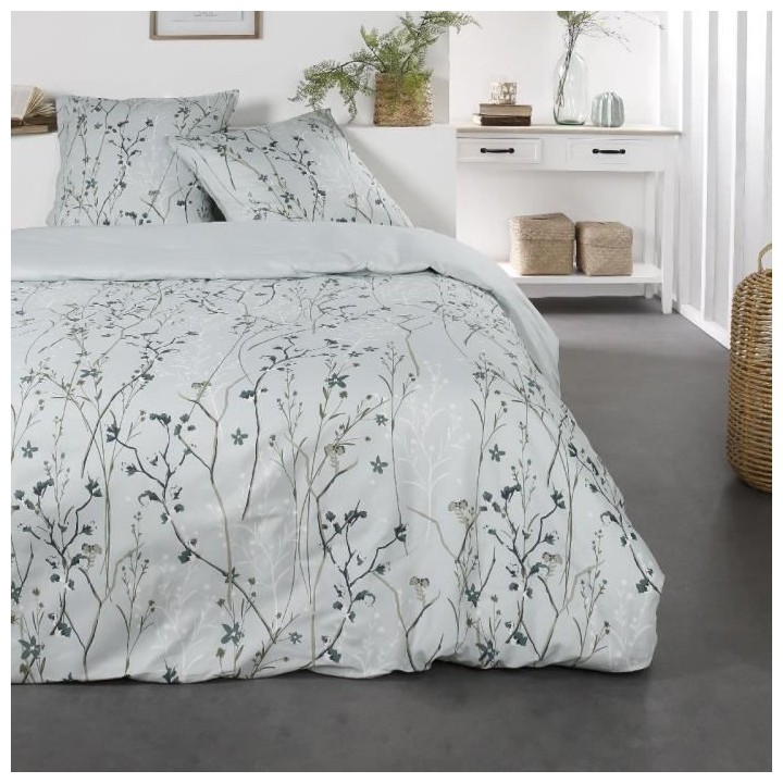 Parure de lit - Sunhine 7.49 - 240 x 260 cm - 100% coton - Imprimé fl