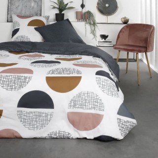 Parure de lit - Sunhine 7.47 - 240 x 260 cm - 100% coton - Imprimé g