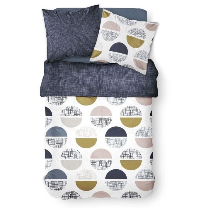 Parure de lit - Sunhine 7.47 - 240 x 260 cm - 100% coton - Imprimé g