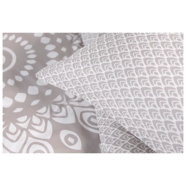 TODAY Parure de lit 2 personnes Slow Life - 220 x 240 cm - 100% Coton