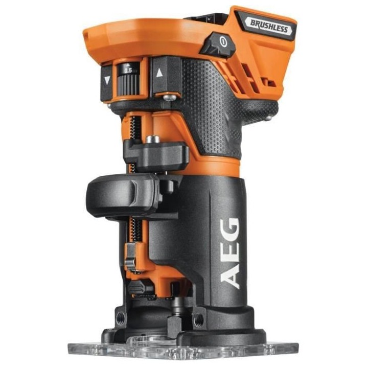 AEG - Affleureuse 18V BRUSHLESS - pinces de serrage 6 mm (sans batteri