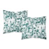 Parure de lit Crazy 2.15 - 2 personnes - 220 x 240 cm - Polyester - Vert Motif Floral - TODAY