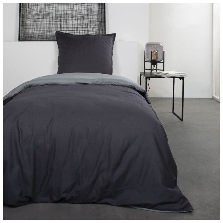 TODAY Noa Parure de lit - Coton - 1 personne - 140 x 200 cm - Bicolore