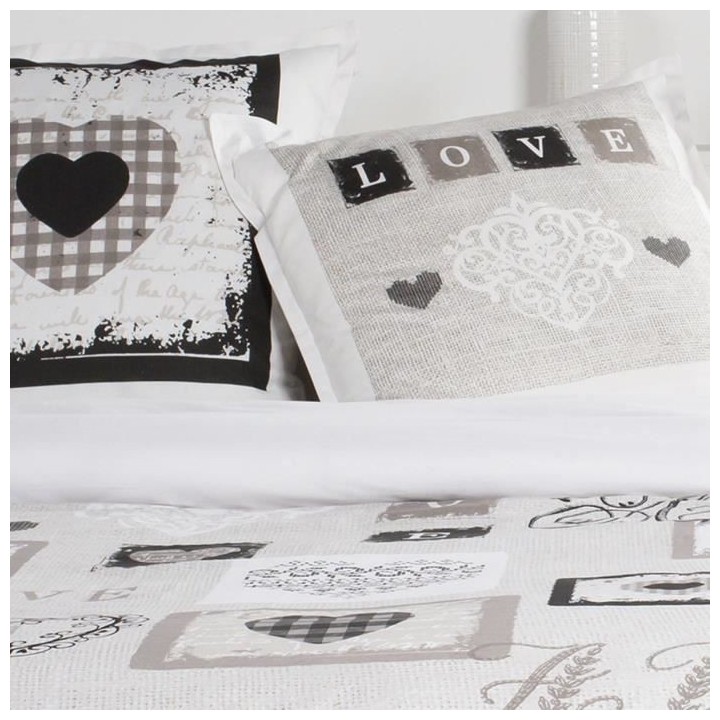 TODAY Eden - Parure de lit - Coton - 2 personnes - 200 x 200 cm - Impr