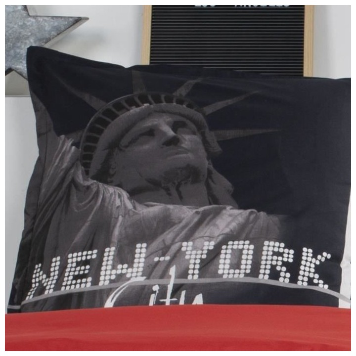 TODAY Clem Parure de lit Coton 1 personne - 140 x 200 cm - Imprimé Ro