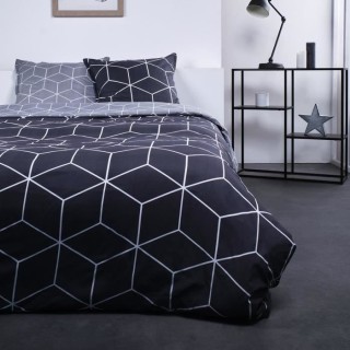 TODAY Malo Parure de lit Coton 2 personnes - 220 x 240 cm - Imprimé G