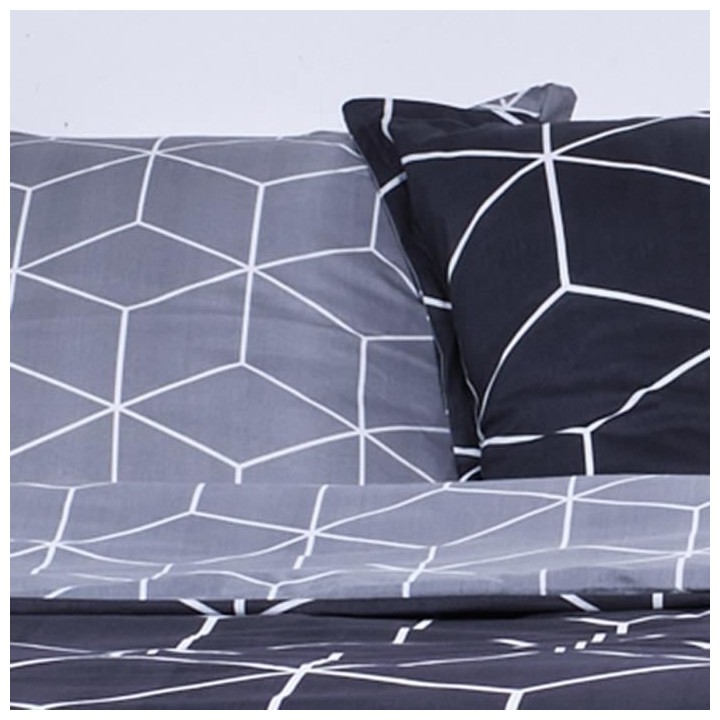 TODAY Malo Parure de lit Coton 2 personnes - 220 x 240 cm - Imprimé G