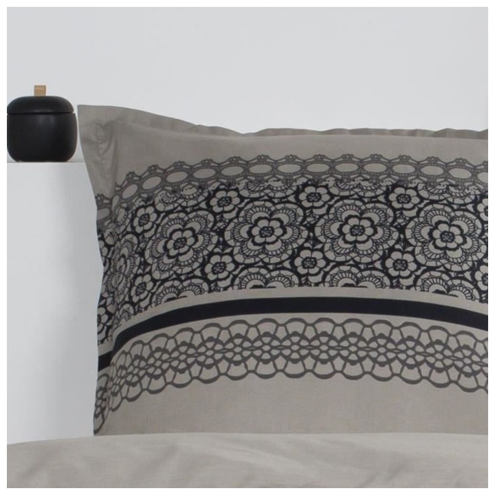 TODAY Parure de lit Coton 1 personne - 140x200 cm - Imprimé Rose Rosa