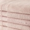 TODAY Lot de 5 Draps de Bain 100 % coton - 70x130 cm - Rose des sables