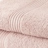 TODAY Lot de 1 Drap de Bain 100% coton 70x30 cm + 1 Serviette de Bain 50x100 cm - Rose des sables