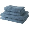 TODAY Lot de 2 Serviettes de Bain 50x100 cm + 2 Draps de Bain 70x130 cm Paon 100% coton