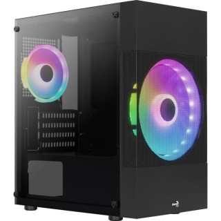 AEROCOOL Atomic Lite G Noir (V2) - Boitier sans alimentation - Mini to