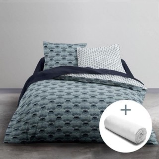 TODAY Crazy Lot parure de lit - 2 personnes - 220 x 240 cm et Drap Hou