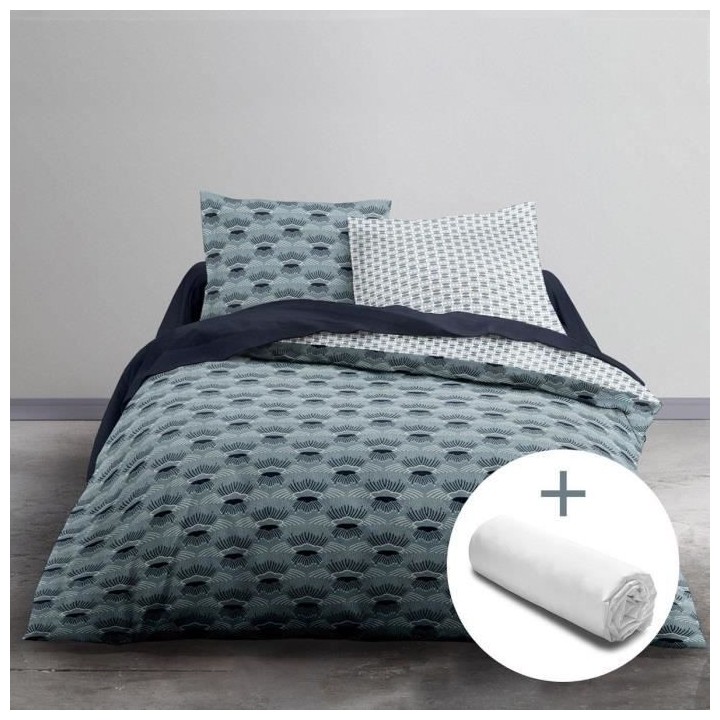 TODAY Crazy Lot parure de lit - 2 personnes - 220 x 240 cm et Drap Hou