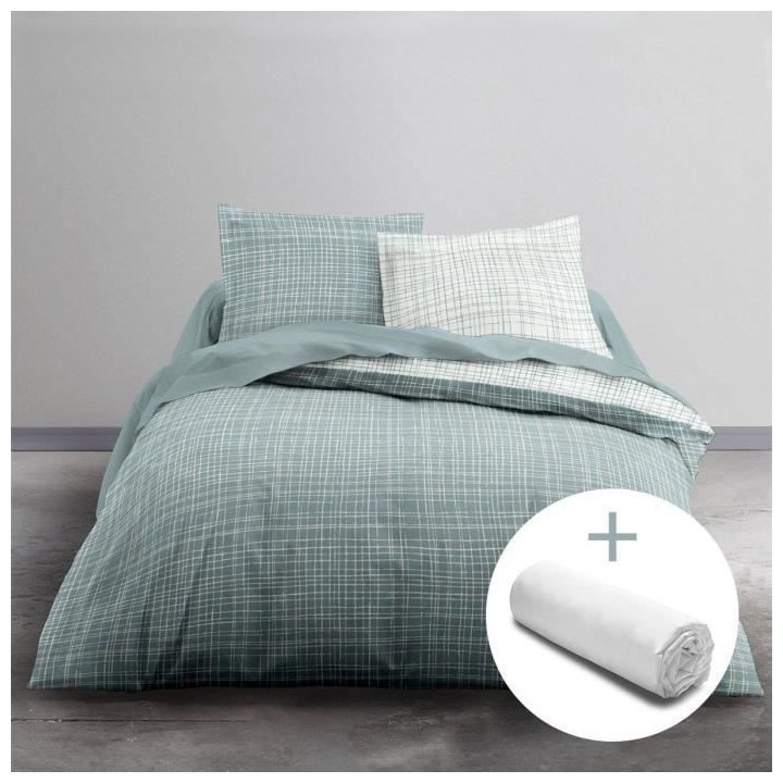 TODAY Crazy Lot parure de lit - 2 personnes - 220 x 240 cm et Drap Hou