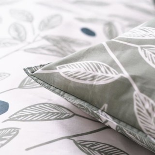 Parure de lit Sunshine - 2 personnes - 220 x 240 cm - 100% coton - Ver