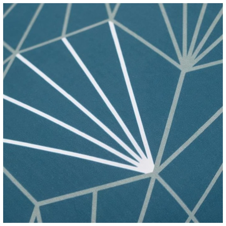 Parure de lit Sunshine - 2 personnes - 240 x 260 cm - 100% coton - Ble