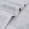 Lot de 9 serviettes de bain ESSENTIAL - 100% Coton - 50 / 90 / 130 cm - Coloris fusain et acier - TODAY