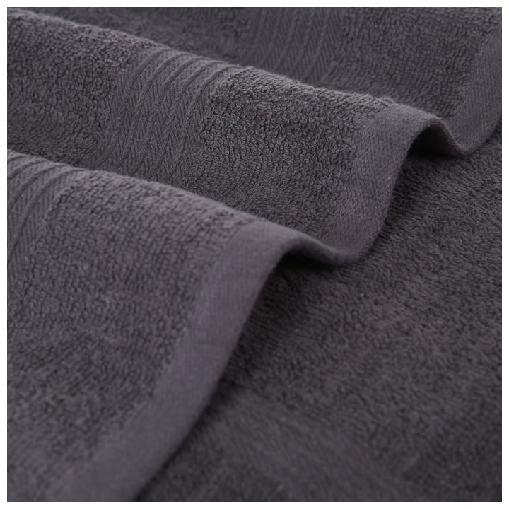 Lot de 9 serviettes de bain ESSENTIAL - 100% Coton - 50 / 90 / 130 cm