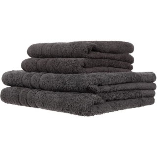 Lot de 2 serviettes de bain et 2 draps de bain 100% coton 500 GSM - TO