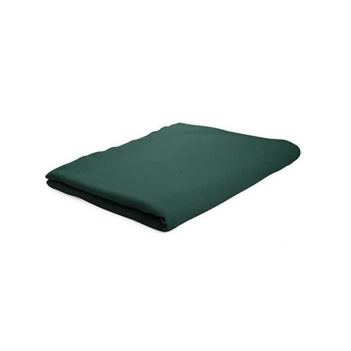 TODAY Drap plat 100% coton - 240x300 cm - Vert émeraude TODAY