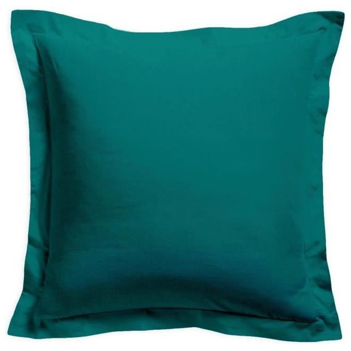 TODAY Taie d'oreiller 100% coton - 75x75 cm - Emeraude TODAY