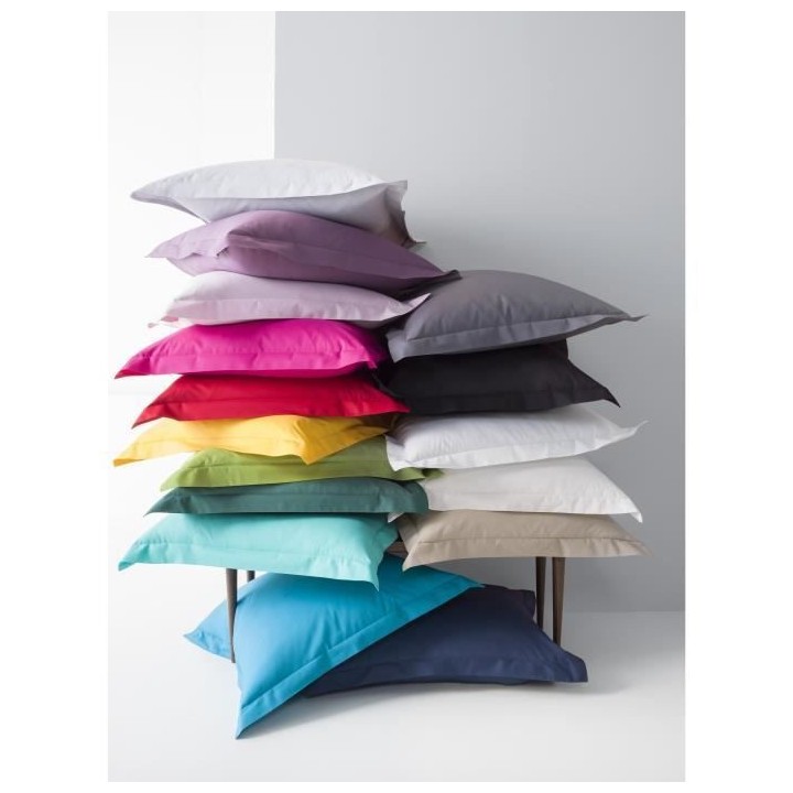 TODAY Taie d'oreiller 100% coton - 75x75 cm - Emeraude TODAY