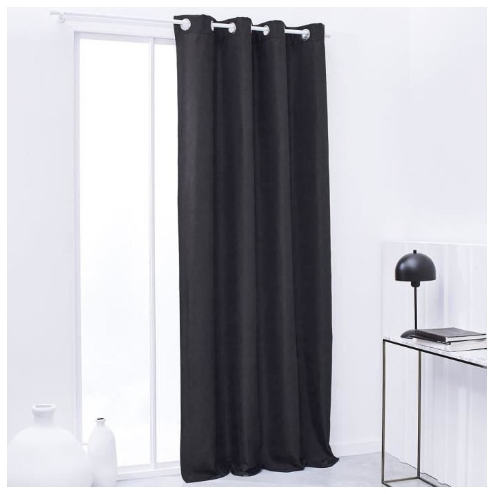 TODAY Rideau Isolant Thermique Essential Uni - 140 x 240 cm - Fusain