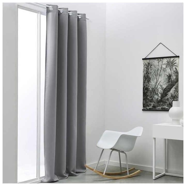 TODAY Rideau Occultant Essential Uni - 140 x 240 cm - Acier