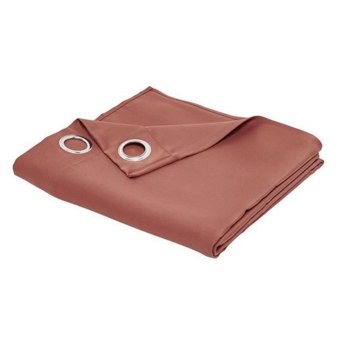 TODAY Rideau Occultant Essential Uni - 140 x 240 cm - Terracotta