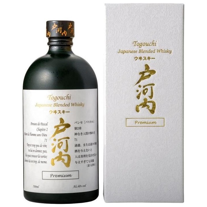 Whisky Togouchi Premium -Blended whisky - Japon - 40%vol - 70cl sous