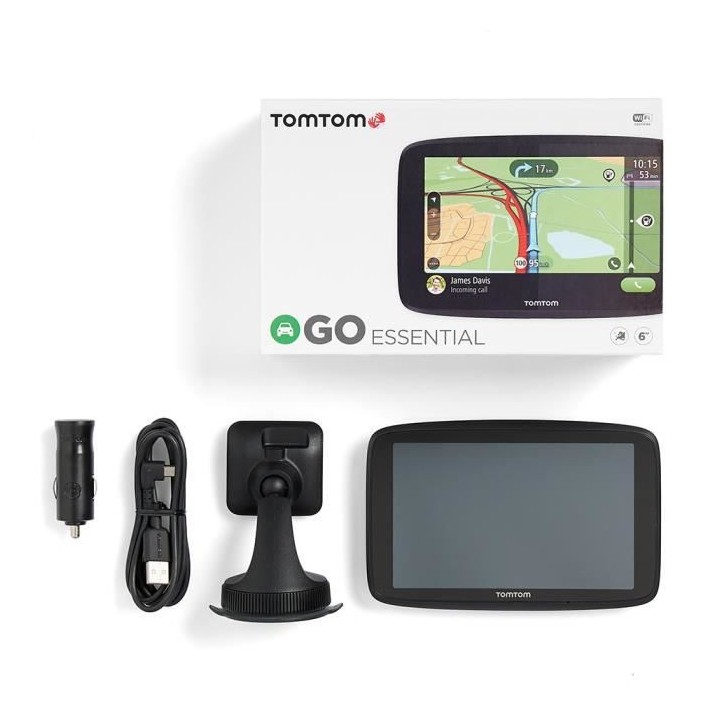 TomTom GO Essential 6'' - GPS Auto 6 pouces, cartographie Europe 49, W