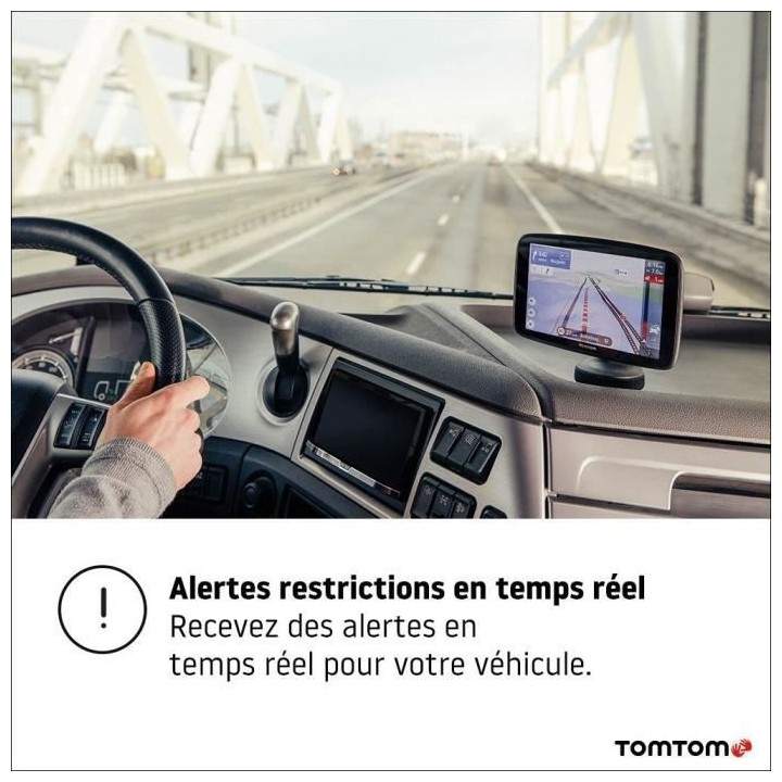 TomTom GPS Poids Lourd GO Expert - Écran Capacitif 5, POI et parcours