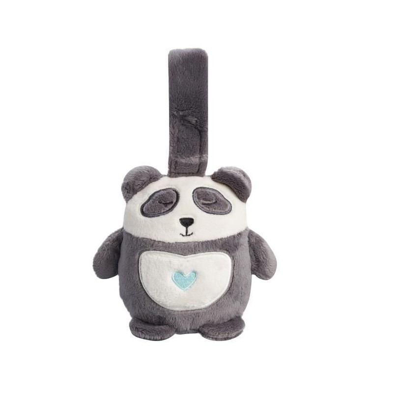 TOMMEE TIPPEE Pippo le Panda Peluche musicale mini grofriend - 12.6x11x9.5 cm Noir