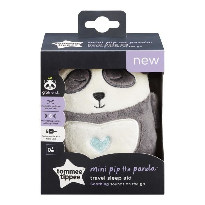 TOMMEE TIPPEE Pippo le Panda Peluche musicale mini grofriend - 12.6x11