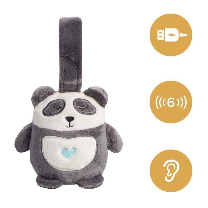 TOMMEE TIPPEE Pippo le Panda Peluche musicale mini grofriend - 12.6x11