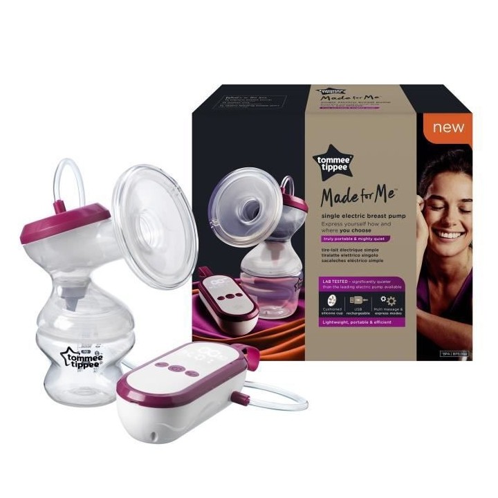 Tommee Tippee Tire-Lait Électrique Made for Me, Appareil Portable et