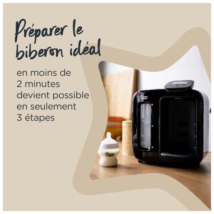 TOMMEE TIPPEE Préparateur de Biberons Perfect Prep Day & Night, Distr