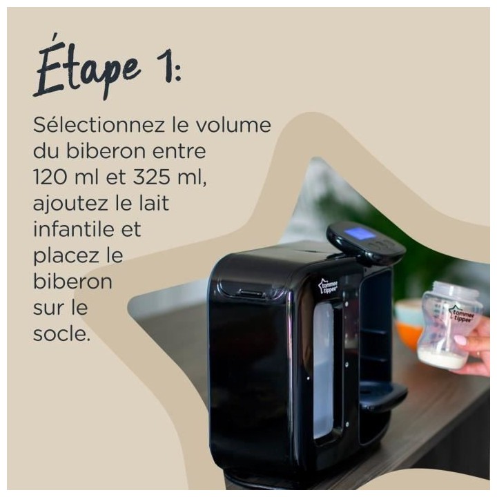 TOMMEE TIPPEE Préparateur de Biberons Perfect Prep Day & Night, Distr