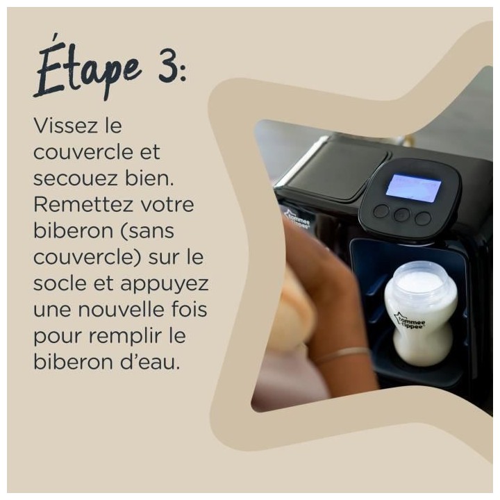 TOMMEE TIPPEE Préparateur de Biberons Perfect Prep Day & Night, Distr