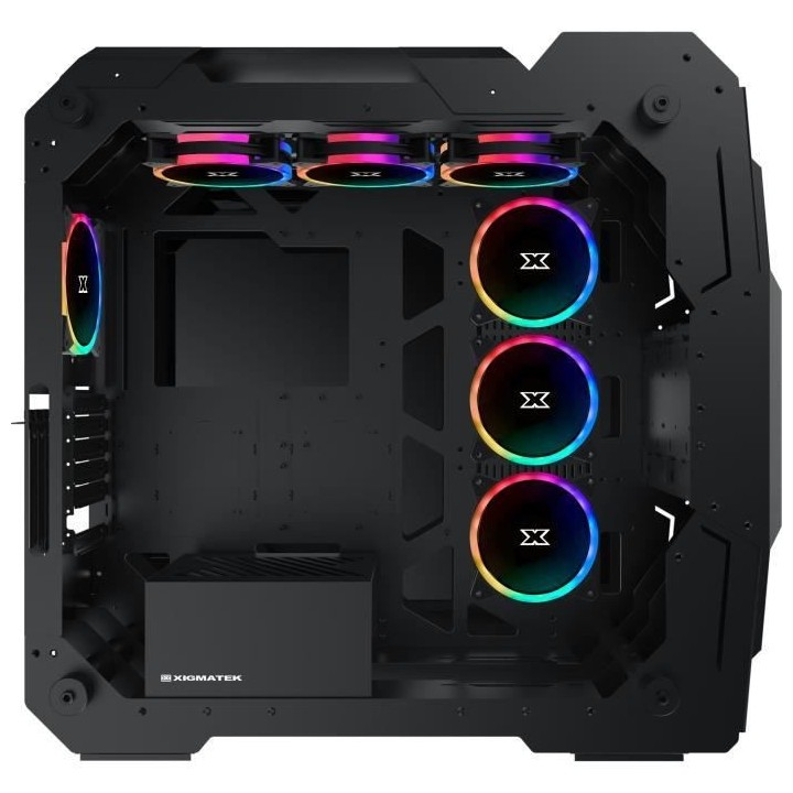 XIGMATEK X7 Noir - Boitier sans alimentation - Grande tour - Format E-