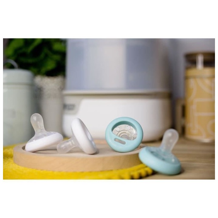 TOMMEE TIPPEE Sucette Closer to Nature Forme Naturelle, x2 6-18 Mois