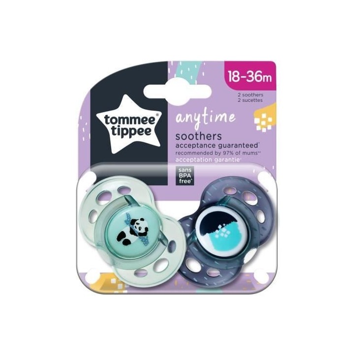 TOMMEE TIPPEE Sucette CTN Classique 18-36m Mixte x2
