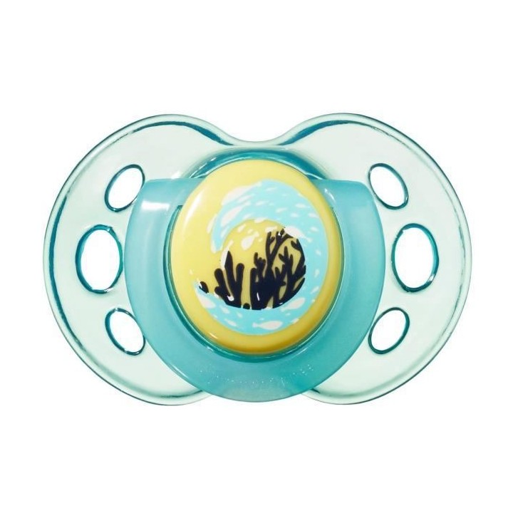 TOMMEE TIPPEE Sucette CTN Nuit x6 18-36 mois Fille non aléatoire