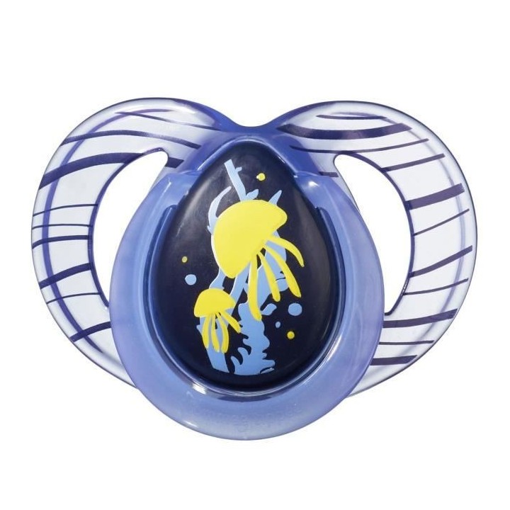 TOMMEE TIPPEE Sucette CTN Nuit x6 6-18 mois non aléatoire