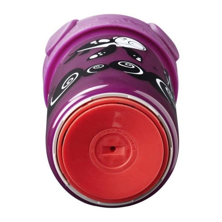 Tommee Tippee Tasse Anti-chute Supercup Couvercle-Déco Violet