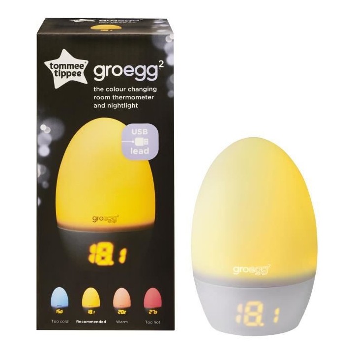 TOMMEE TIPPEE Thermometre numérique Groegg USB