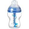 TOMMEE TIPPEE Biberon Anti Colique Avancé 260ml, décoré bleu