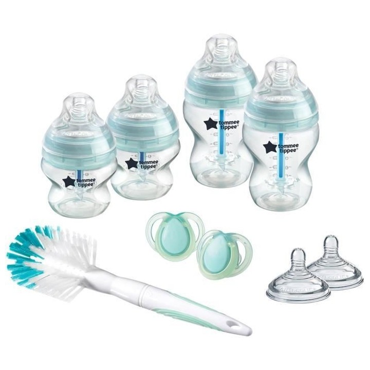 Tommee Tippee Anti-Colique Avancé Starter Kit Naissance Bleu 150ml