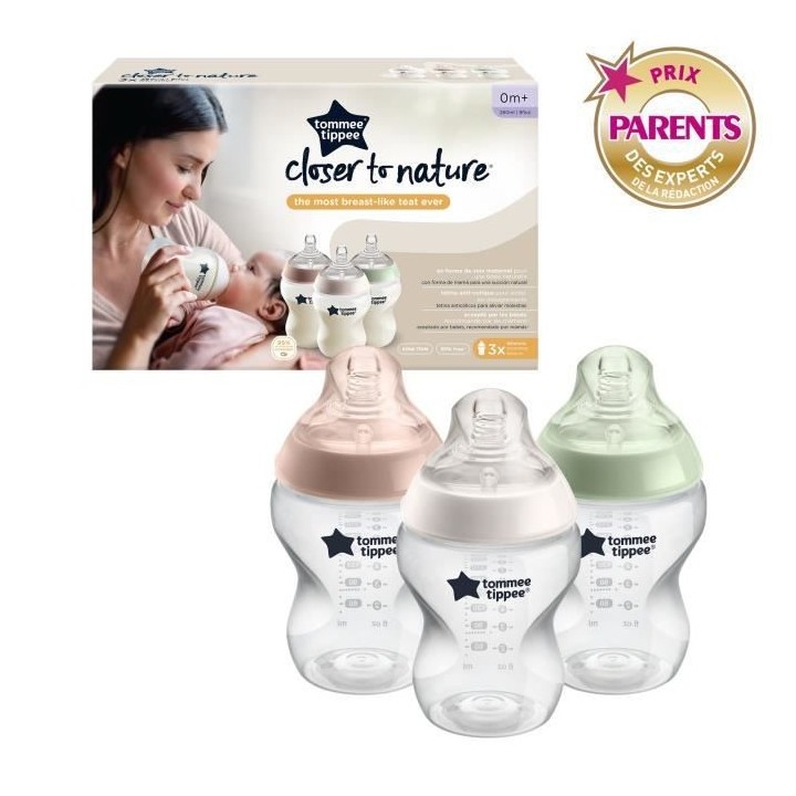 Tommee Tippee - Biberons Closer to Nature - Tétine Imitant le Sein Ma